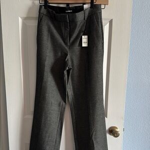 Express Women’s Gray Tailored Trousers High Rise 
Size 6S
